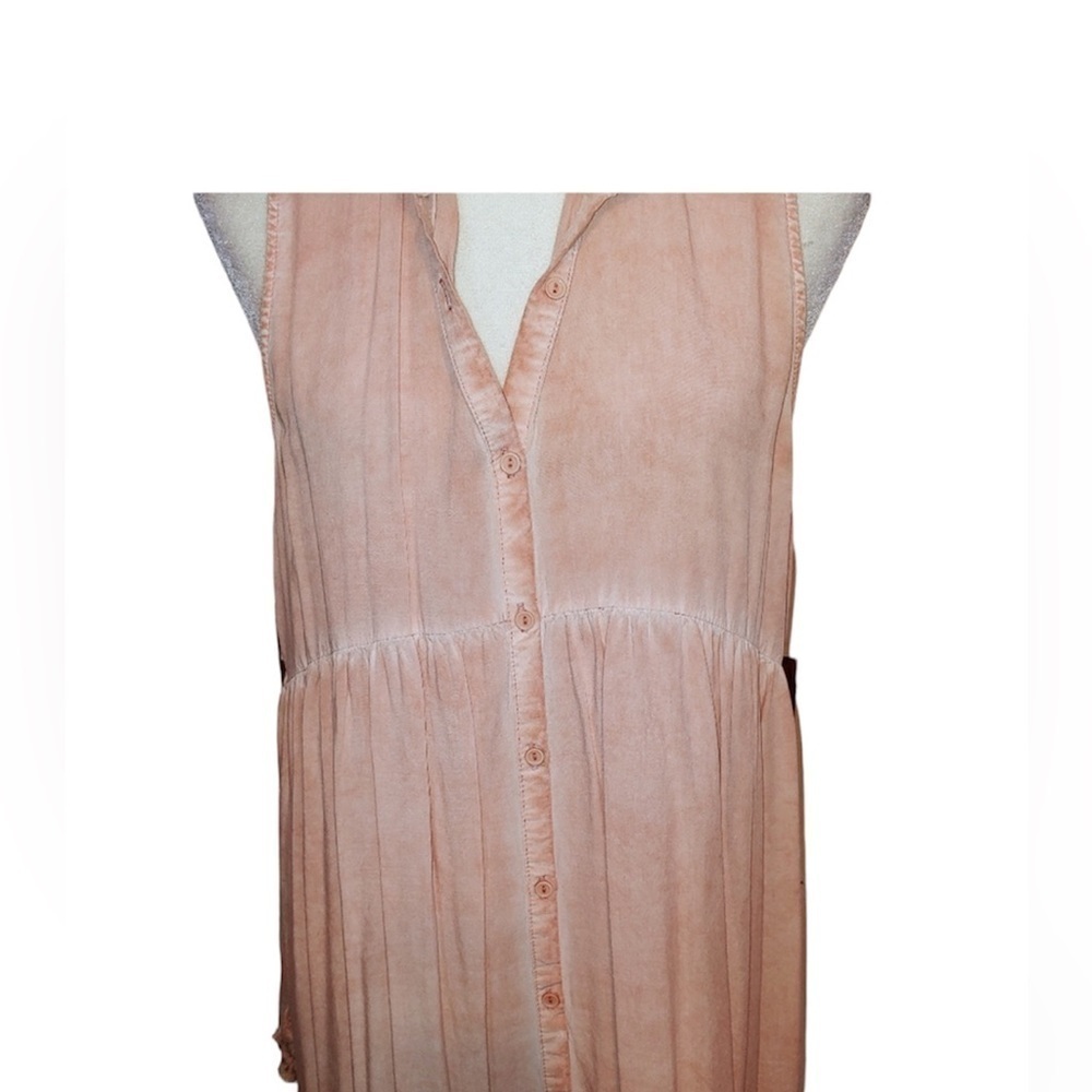 Umgee Peach Babydoll Dress